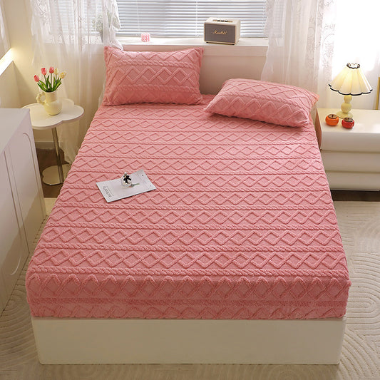 Taffon Quilted Fitted Sheet One-piece Bedspread