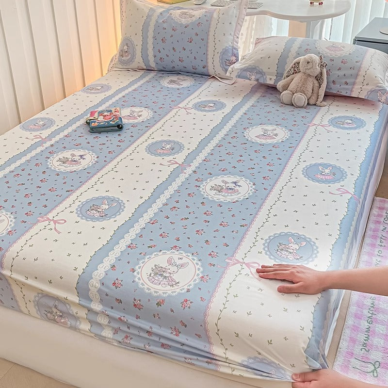 Cartoon Pure Cotton Fitted Sheet One-piece