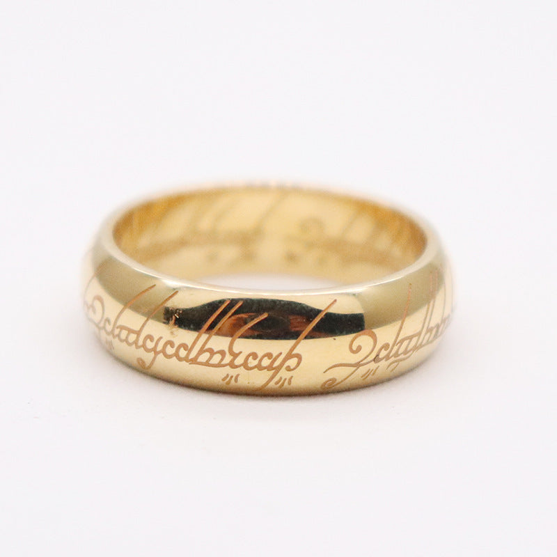 Jewelry Titanium Steel Personality Ring