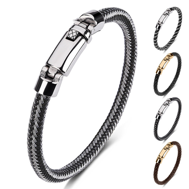 Stainless Steel Snap Bracelet Generous Jewelry