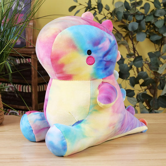 Dinosaur Plush Toy Girl Heart Pillow Doll