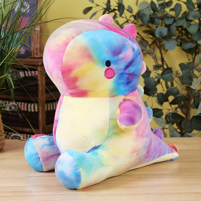 Dinosaur Plush Toy Girl Heart Pillow Doll