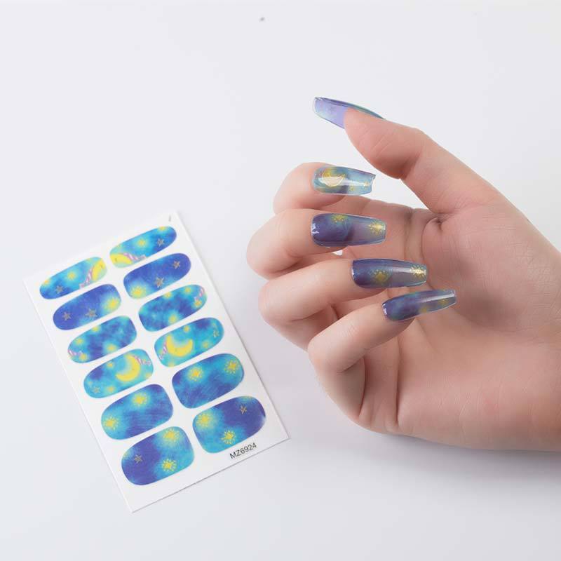 Nail Sticker European And American Oil Painting Art