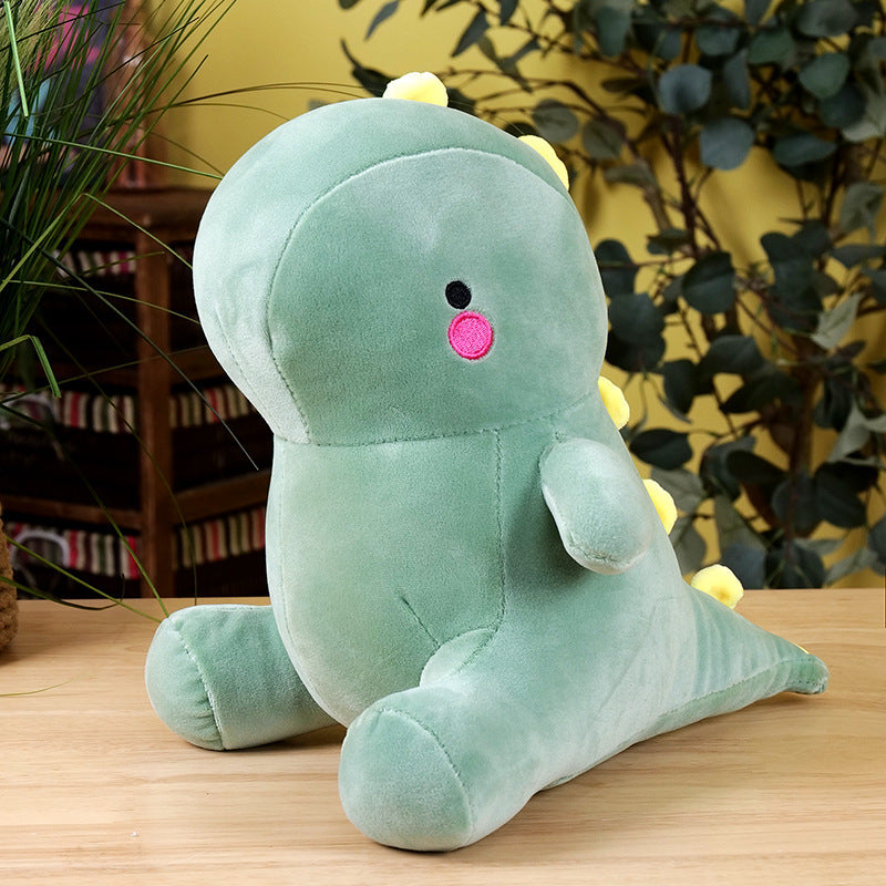 Dinosaur Plush Toy Girl Heart Pillow Doll