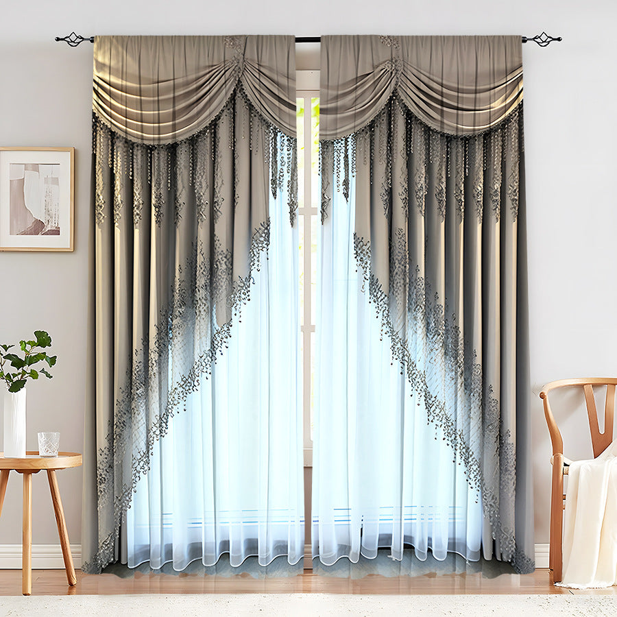 Creative Home European Flower Character Curtains